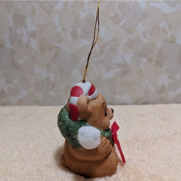 Vintage Jolly Jingles Bear Collector Bell Christmas Tree Ornament - Picture 5 of 11